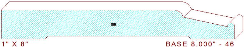 Baseboard 8" - 46 Baseboard 8" - 46