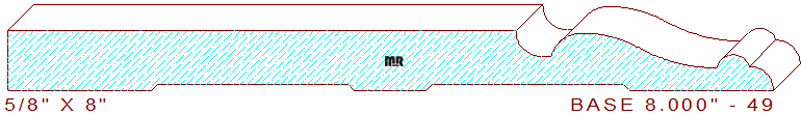 Baseboard 8" - 49