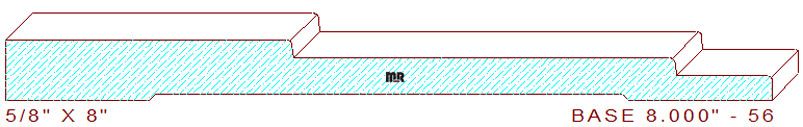 Baseboard 8" - 56 Baseboard 8" - 56