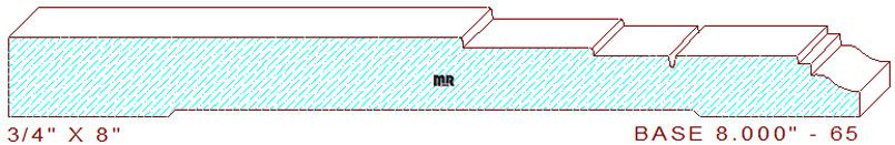 Baseboard 8" - 65