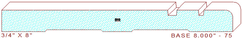 Baseboard 8" - 75 Baseboard 8" - 75