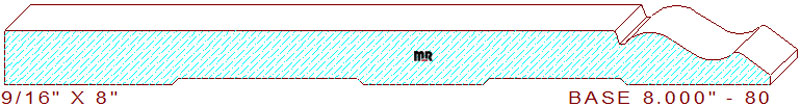 Baseboard 8" - 80 Baseboard 8" - 80