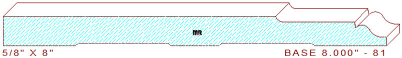 Baseboard 8" - 81 Baseboard 8" - 81