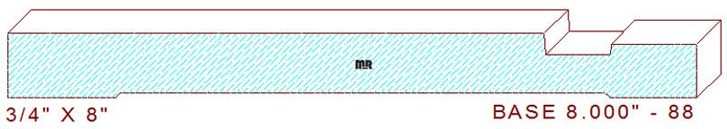 Baseboard 8" - 88 Baseboard 8" - 88