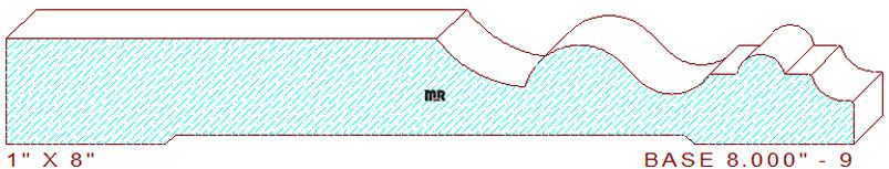 Baseboard 8" - 9 Baseboard 8" - 9