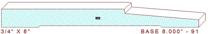 Baseboard 8" - 91 Baseboard 8" - 91