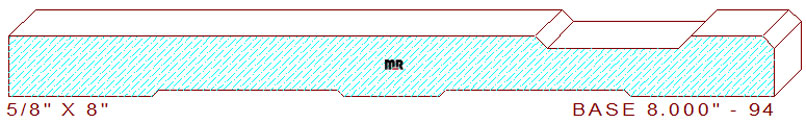 Baseboard 8" - 94