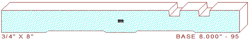 Baseboard 8" - 95 Baseboard 8" - 95