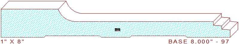 Baseboard 8" - 97 Baseboard 8" - 97