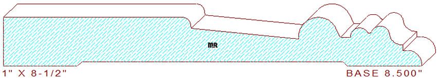Baseboard 8-1/2" Baseboard 8-1/2"