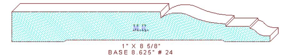 Baseboard 8-5/8" - 24 Baseboard 8-5/8" - 24