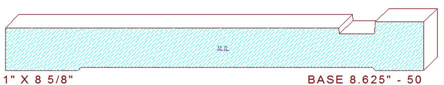 Baseboard 8-5/8" - 50 Baseboard 8-5/8" - 50