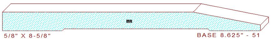 Baseboard 8-5/8" - 51 Baseboard 8-5/8" - 51