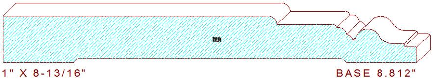 Baseboard 8-13/16" Baseboard 8-13/16"