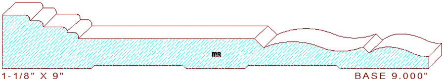Baseboard 9" Baseboard 9"