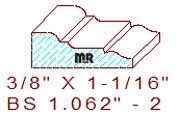 Base Shoe 1-1/16" - 2 Base Shoe 1-1/16" - 2