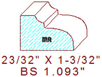 Base Shoe 1-3/32" Base Shoe 1-3/32"