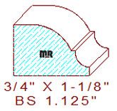 Base Shoe 1-1/8" Base Shoe 1-1/8"