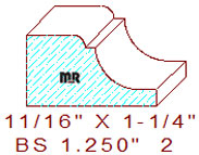 Base Shoe 1-1/4" - 2 Base Shoe 1-1/4" - 2
