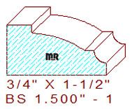 Base Shoe 1-1/2" - 1 Base Shoe 1-1/2" - 1