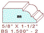 Base Shoe 1-1/2" - 2 Base Shoe 1-1/2" - 2
