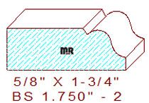 Base Shoe 1-3/4" - 2 Base Shoe 1-3/4" - 2