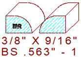 Base Shoe 9/16" - 1 Base Shoe 9/16" - 1