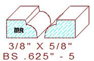 Base Shoe 5/8" - 5 Base Shoe 5/8" - 5