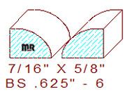 Base Shoe 5/8" - 6 Base Shoe 5/8" - 6