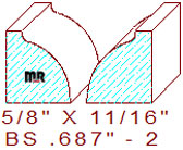 Base Shoe 11/16" - 2