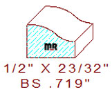 Base Shoe 23/32" Base Shoe 23/32"