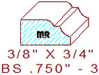 Base Shoe 3/4" - 3 Base Shoe 3/4" - 3