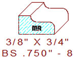 Base Shoe 3/4" - 8 Base Shoe 3/4" - 8