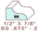 Base Shoe 7/8" - 2 Base Shoe 7/8" - 2