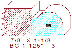 Base Cap 1-1/8" - 3 Base Cap 1-1/8" - 3