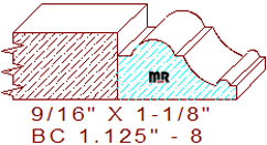 Base Cap 1-1/8" - 8