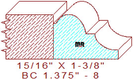 Base Cap 1-3/8" - 8