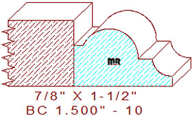 Base Cap 1-1/2" - 10