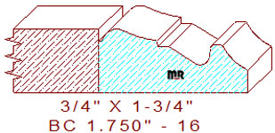 Base Cap 1-3/4" - 16