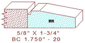 Base Cap 1-3/4" - 20 Base Cap 1-3/4" - 20