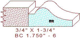 Base Cap 1-3/4" - 6 Base Cap 1-3/4" - 6