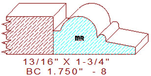 Base Cap 1-3/4" - 8