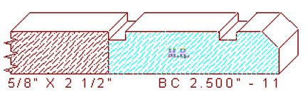 Base Cap 2-1/2" - 11 Base Cap 2-1/2" - 11