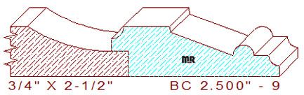 Base Cap 2-1/2" - 9 