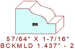 Brickmould 1-7/16" - 2