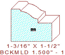 Brickmould 1-1/2" - 1