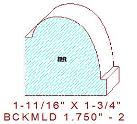 Brickmould 1-3/4" - 2 Brickmould 1-3/4" - 2