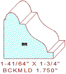 Brickmould 1-3/4" Brickmould 1-3/4"