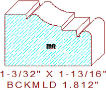 Brickmould 1-13/16" Brickmould 1-13/16"