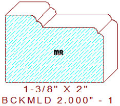 Brickmould 2" - 1